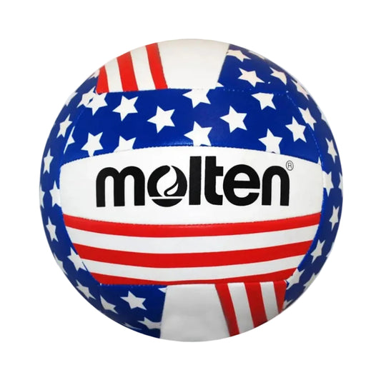 Molten Stars and Stripes Recreational Volleyball, Red/White/Blue