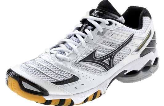 Mizuno Women's Wave Lightning 7 Volleyball Shoes (White/Black)